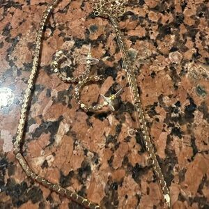 Park Lane Gold Earrings and Necklace Set